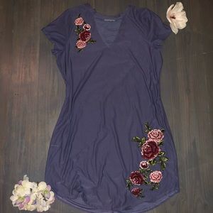 Floral Patterned Dress (plus size)